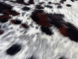 Tricolor Cowhide Rug , Size: Large(L), Code: BR177