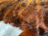 Light Brindle Tricolor Cowhide Rug , Size: X-Jumbo(XXL), Code: BR178