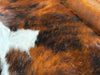 Light Brindle Tricolor Cowhide Rug , Size: Jumbo(XL), Code: BR179