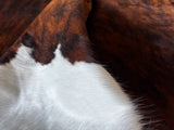 Light Brindle Tricolor Cowhide Rug , Size: X-Jumbo(XXL), Code: BR180