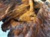 Light Brindle Tricolor Cowhide Rug , Size: X-Jumbo(XXL), Code: BR180