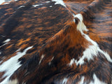 Tricolor Cowhide Rug , Size: X-Jumbo(XXL), Code: BR181