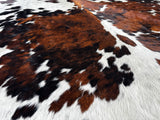 Tricolor Cowhide Rug , Size: X-Jumbo(XXL), Code: BR186