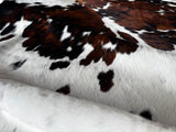 Tricolor Cowhide Rug , Size: X-Jumbo(XXL), Code: BR186