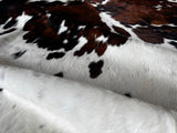 Tricolor Cowhide Rug , Size: X-Jumbo(XXL), Code: BR186