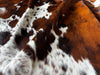 Exotic Tricolor Cowhide Rug , Size: X-Jumbo(XXL), Code: BR189