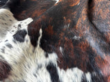 Exotic Tricolor Cowhide Rug , Size: X-Jumbo(XXL), Code: BR190