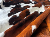 Tricolor Cowhide Rug , Size: X-Jumbo(XXL), Code: BR193