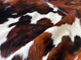 Tricolor Cowhide Rug , Size: X-Jumbo(XXL), Code: BR193