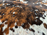 Exotic Tricolor Cowhide Rug , Size: Large(L), Code: DR02