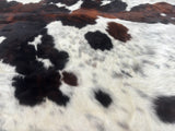 Tricolor Cowhide Rug , Size: Large(L), Code: DR08
