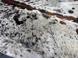Exotic Tricolor Cowhide Rug , Size: X-Jumbo(XXL), Code: DR11