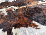 Tricolor Cowhide Rug , Size: Large(L), Code: DR18