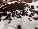 Tricolor Cowhide Rug , Size: Large(L), Code: DR21