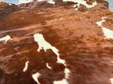 Brown and White Cowhide Rug , Size: Large(L), Code: DR26