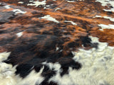 Tricolor Cowhide Rug , Size: Large(L), Code: DR27