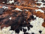 Tricolor Cowhide Rug , Size: Large(L), Code: DR27