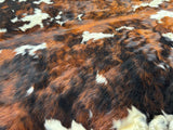 Tricolor Cowhide Rug , Size: Large(L), Code: DR27