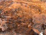 Dark Brindle Cowhide Rug , Size: Large(L), Code: DR29