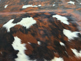 Tricolor Cowhide Rug , Size: Large(L), Code: DR35
