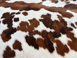 Tricolor Cowhide Rug , Size: Jumbo(XL), Code: DR36