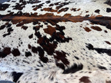 Exotic Tricolor Cowhide Rug , Size: Jumbo(XL), Code: DR37
