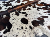 Exotic Tricolor Cowhide Rug , Size: Jumbo(XL), Code: DR37