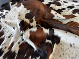 Exotic Tricolor Cowhide Rug , Size: Jumbo(XL), Code: DR37