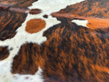 Tricolor Cowhide Rug , Size: Large(L), Code: DR39