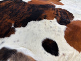 Tricolor Cowhide Rug , Size: Large(L), Code: DR39