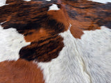 Tricolor Cowhide Rug , Size: Large(L), Code: DR39