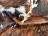 Exotic Tricolor Cowhide Rug , Size: Large(L), Code: DR41