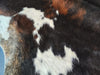 Dark Brindle Tricolor Cowhide Rug , Size: Jumbo(XL), Code: AW185