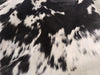 Black and White Cowhide Rug , Size: Large(L), Code: AW152