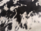 Black and White Cowhide Rug , Size: Large(L), Code: AW152