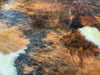 Light Brindle Tricolor Cowhide Rug , Size: Large(L), Code: AW63