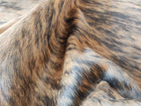 Light Brindle  Cowhide Rug , Size: Large(L), Code: AW76
