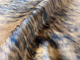 Light Brindle Tricolor Cowhide Rug , Size: Large(L), Code: AW102