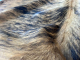 Light Brindle Tricolor Cowhide Rug , Size: Large(L), Code: AW102