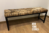 The London Cowhide Bench – Customizable Cowhide Color