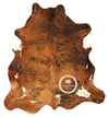 Light Brindle Tricolor Cowhide Rug , Size: Large(L), Code: AW28