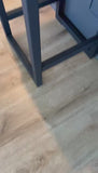 Black & White Cowhide Brooklyn Stool | Cowhide Counter Stool | Luxury Cowhide Bar Stool | Square Cushion | Height: Extra Large