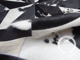 Patchwork Cowhide Rug, Designer Rug