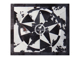 Patchwork Cowhide Rug, Designer Rug