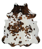 Tricolor Cowhide Rug , Size: Large (L), Code: K128