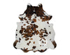 Tricolor Cowhide Rug , Size: Large (L), Code: K128