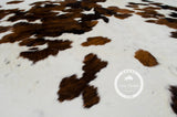 Tricolor Cowhide Rug , Size: Large (L), Code: K128