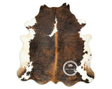 Tricolor Cowhide Rug , Size: Large (L), Code: K131