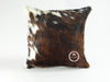 Pair Double Sided Tricolor Cowhide Pillow Cover (Set of 2 units) 15"x 15" or 20" x 20" or 24" x 24"