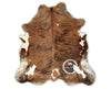 Tricolor Cowhide Rug , Size: Large (L), Code: I217
